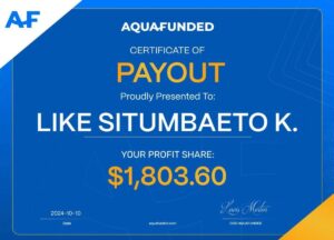 prop firm passing certificate 6